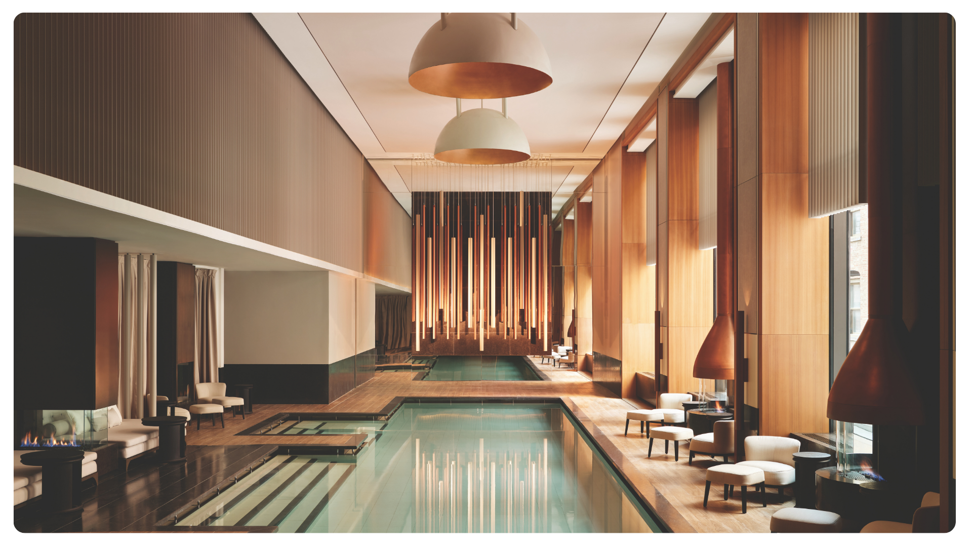 The pool at Aman, New York